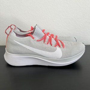 Nike Zoom Fly Flyknit Pure Plantinum Women Size 8 Running Shoe AR4562-003